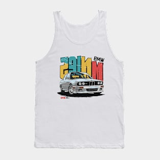 Bmw M3 E30 Vintage Car Tank Top